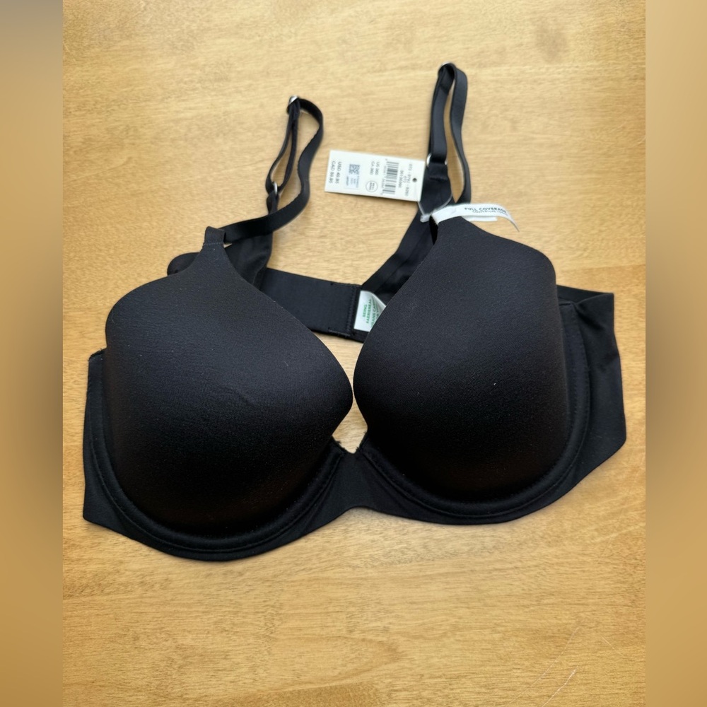 Aerie Sunnie Full Coverage Lightly Lined Bra- Black 36B